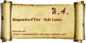 Wagenhoffer Adrienn névjegykártya