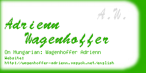 adrienn wagenhoffer business card